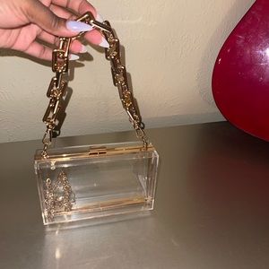Clear Chain Purse